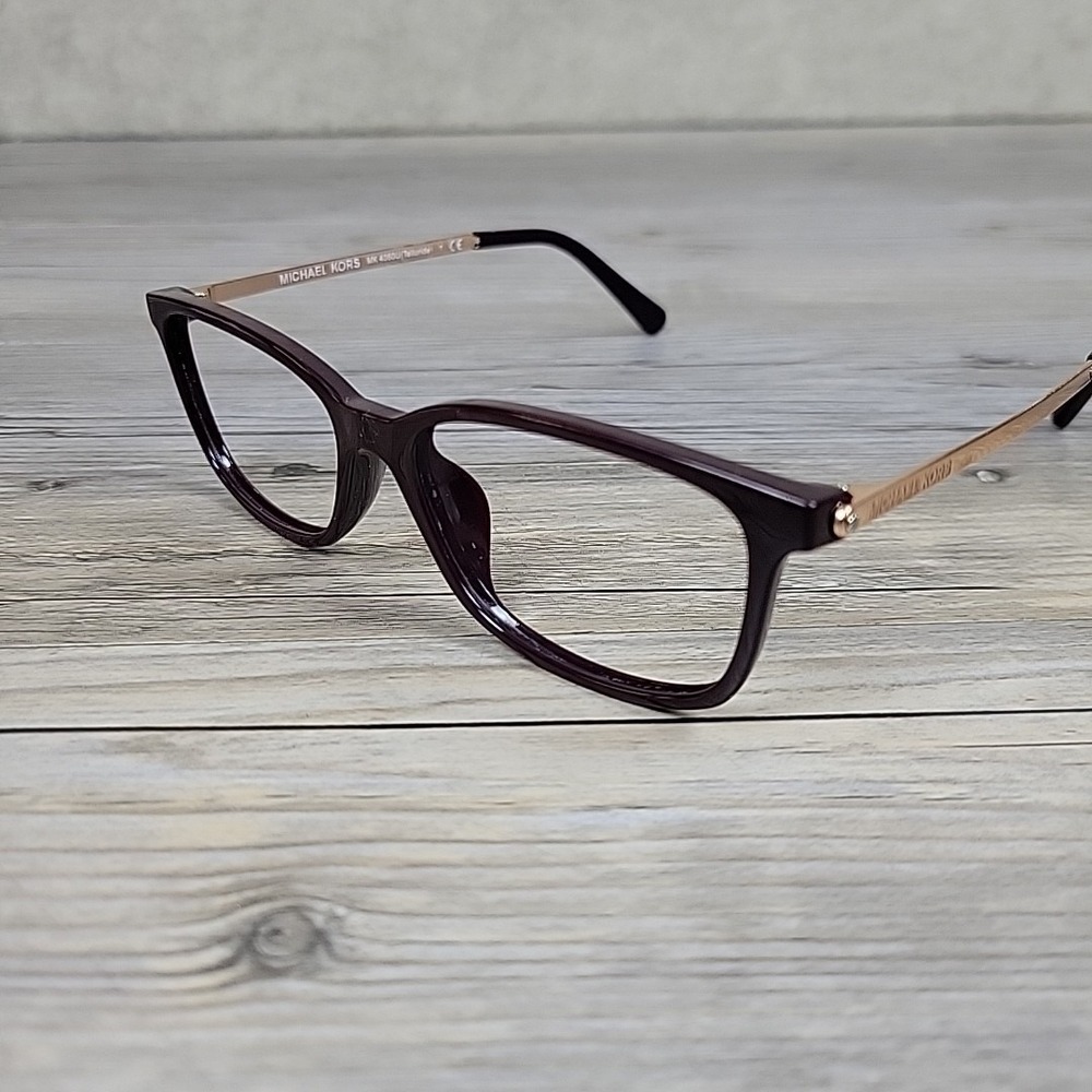 Michael Kors MK4060U Telluride Eyeglass Frames 3344 Dark Purple Gold 52-15-140